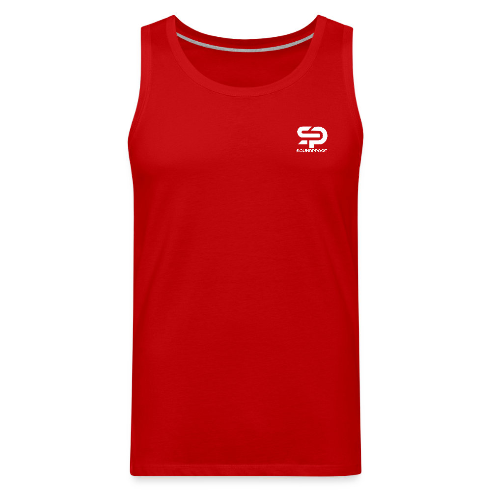 Men’s Premium Tank - Logo - red