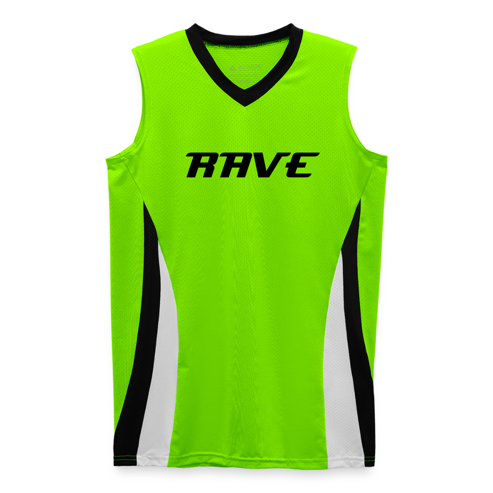 Women's Rave Jersey - lime/black/white