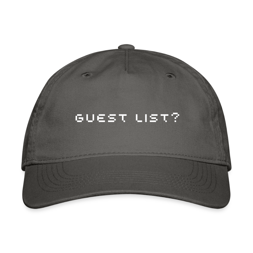 Guest List? Hat - charcoal
