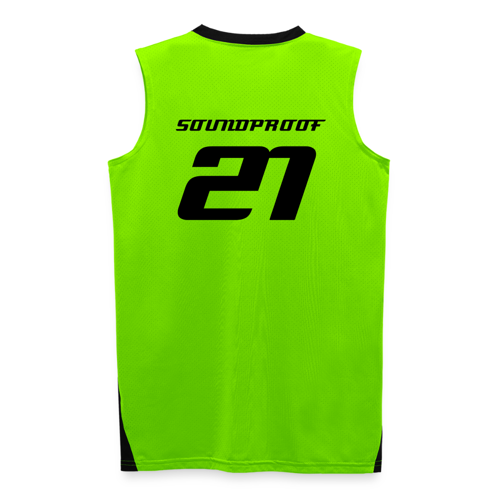 Techno Jersey - lime/black/white