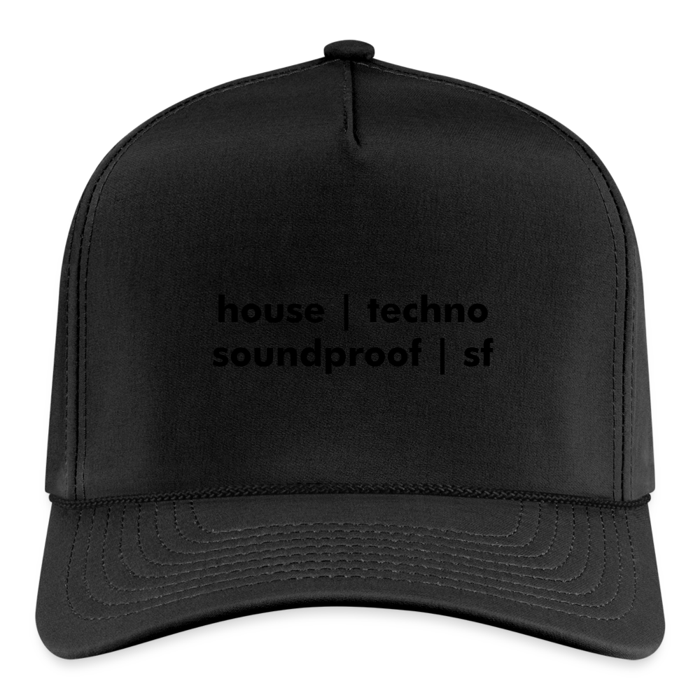 House | Techno Rope Cap - black/black