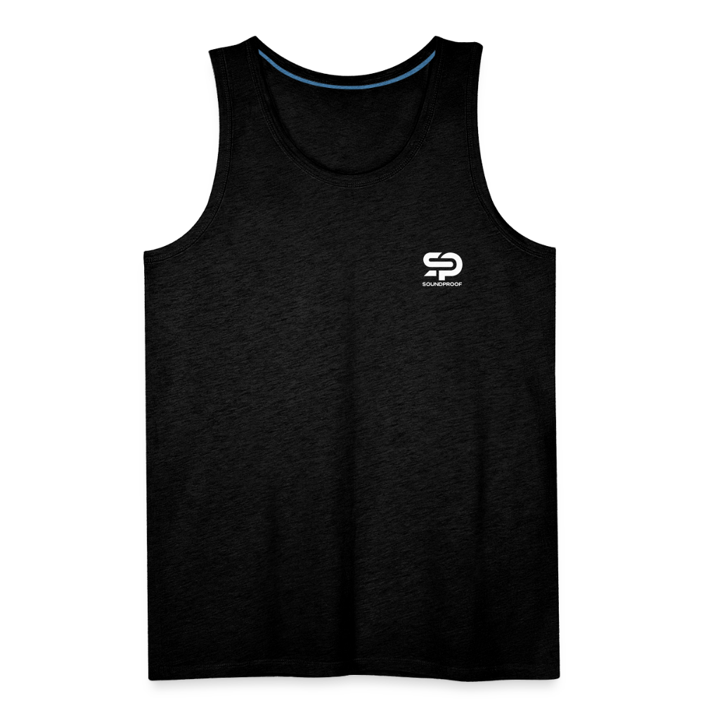Men’s Premium Tank - Logo - charcoal grey