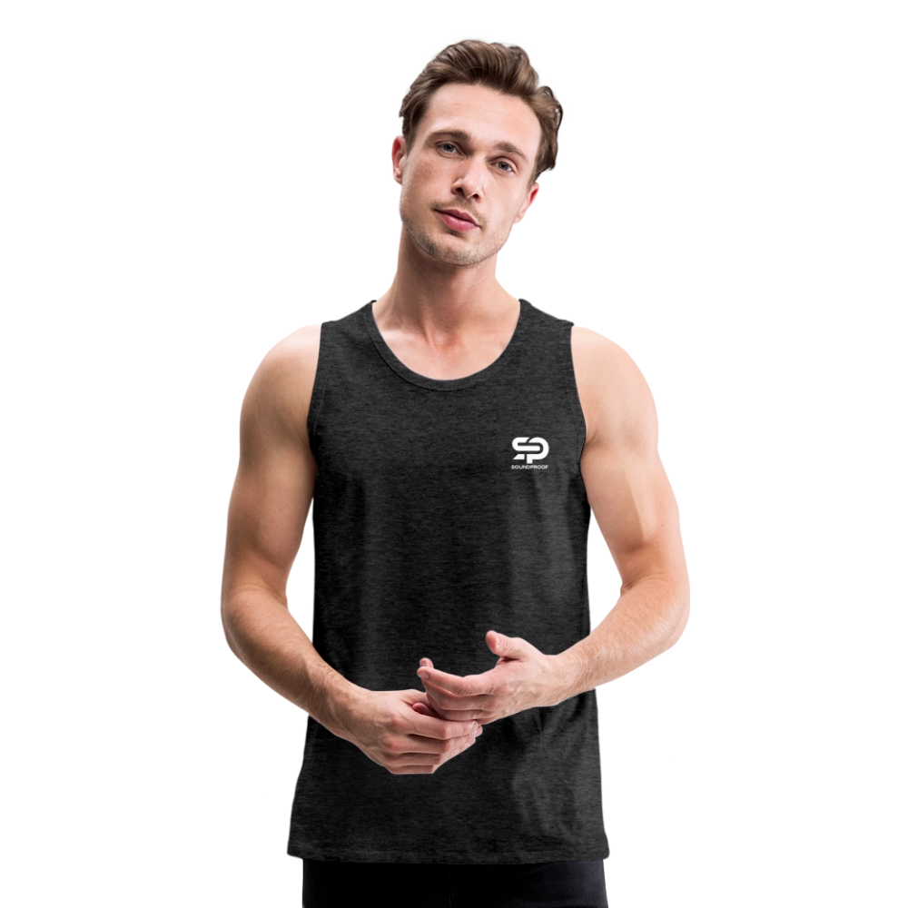Men’s Premium Tank - Logo - charcoal grey