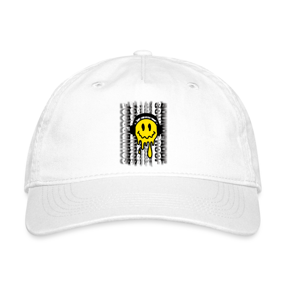 Organic Baseball Cap - white