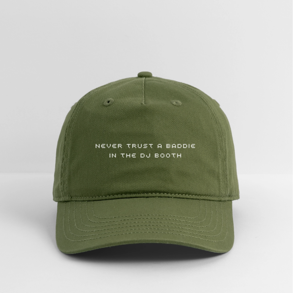 Don't Trust 'Em (Baddie) Hat - olive green