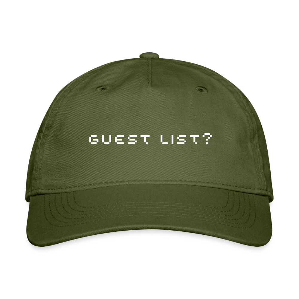 Guest List? Hat - olive green