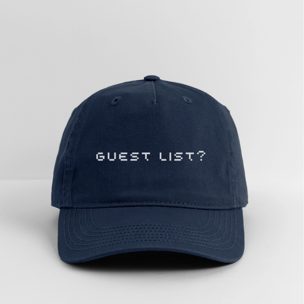 Guest List? Hat - navy