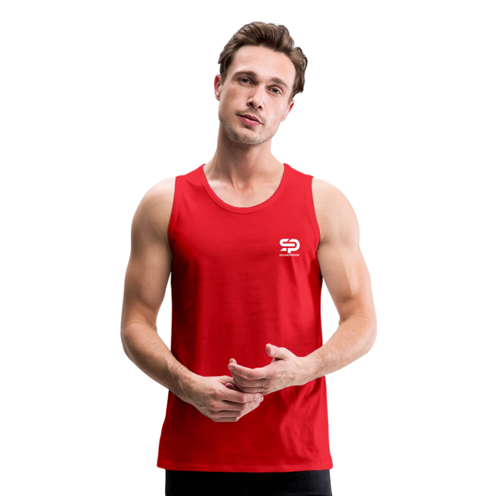Men’s Premium Tank - Logo - red