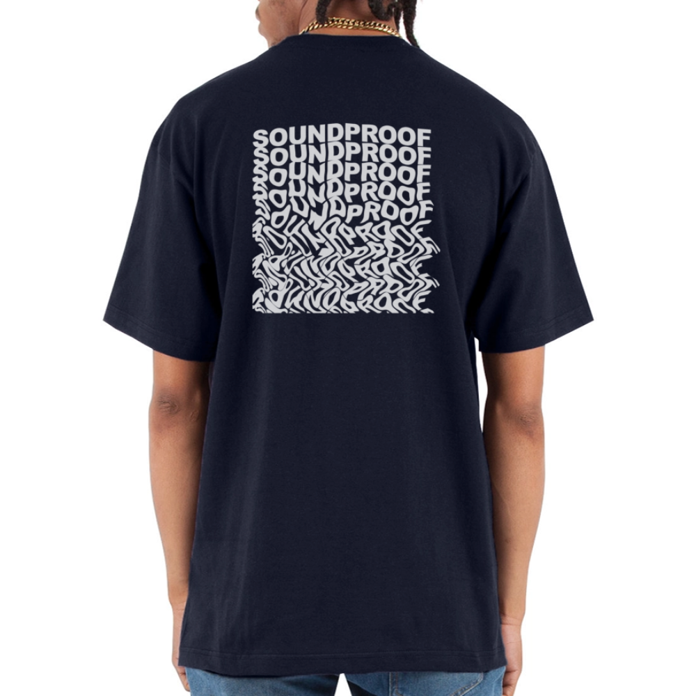O.G. Oversized Heavyweight T-Shirt - navy