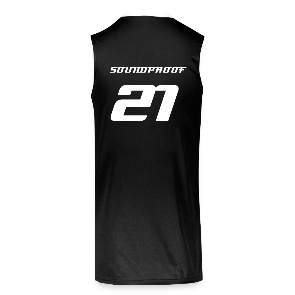 Techno Basketball Jersey - black/white