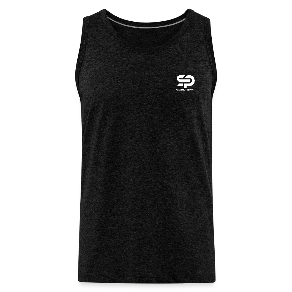 Men’s Premium Tank - Logo - charcoal grey
