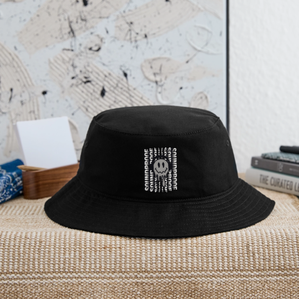 Bucket Hat - Melted Smile - black