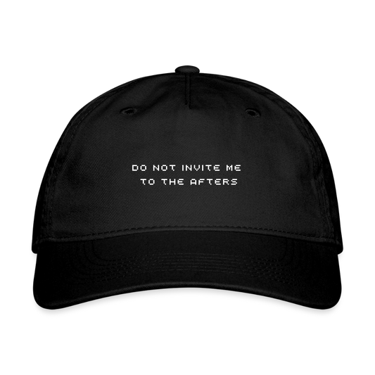 No Afters Hat - black