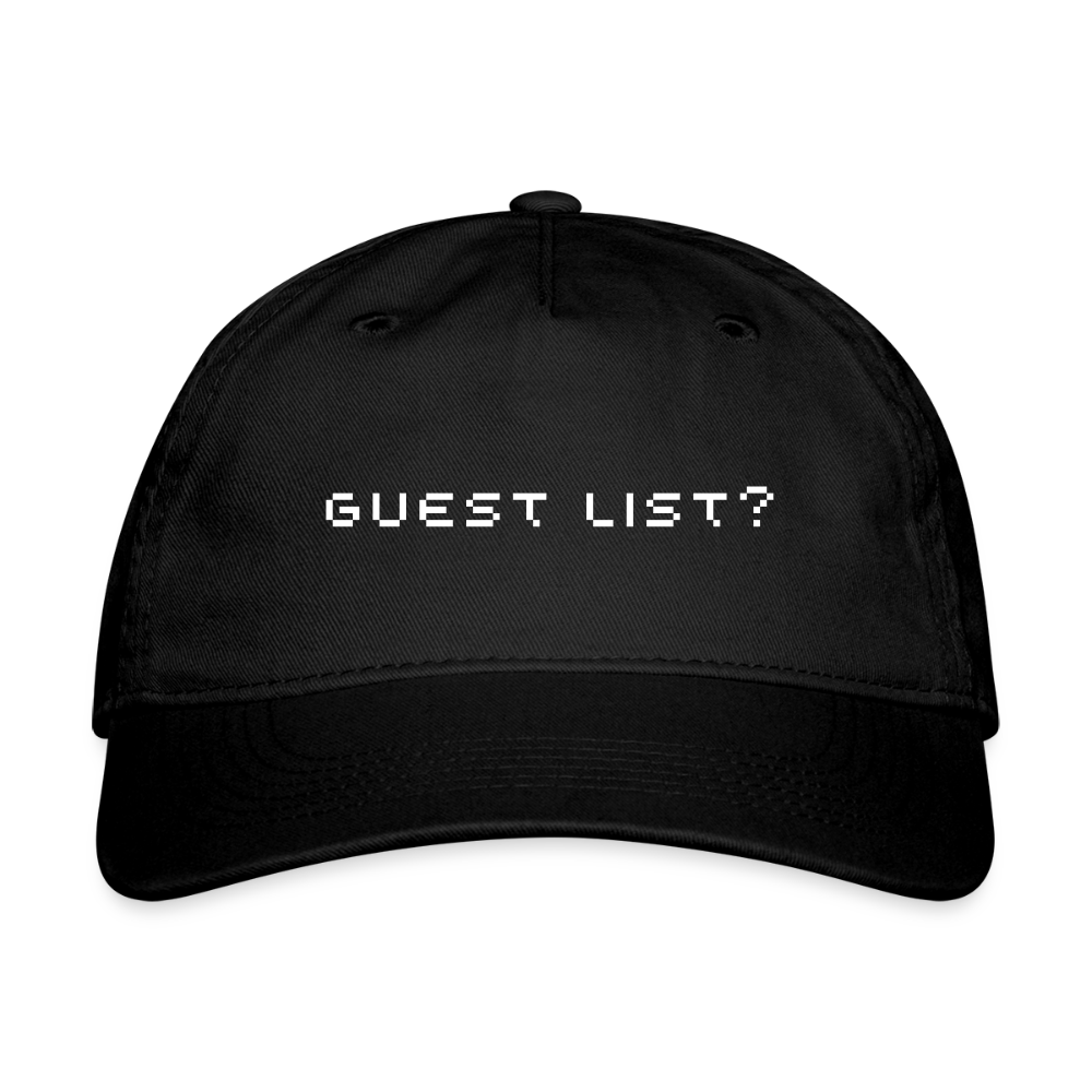 Guest List? Hat - black