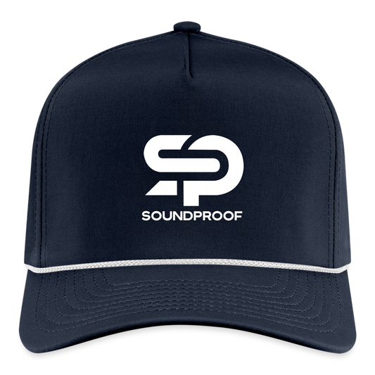 Logo Rope Cap - navy/white