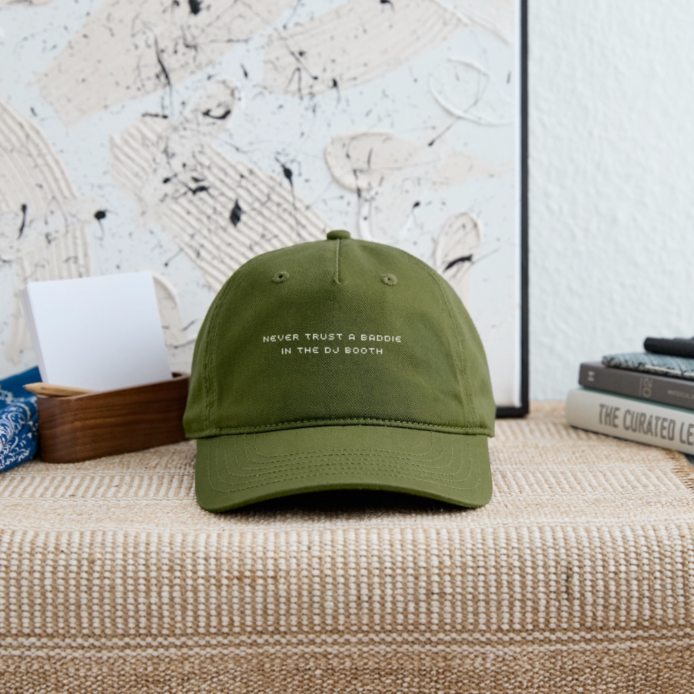 Don't Trust 'Em (Baddie) Hat - olive green