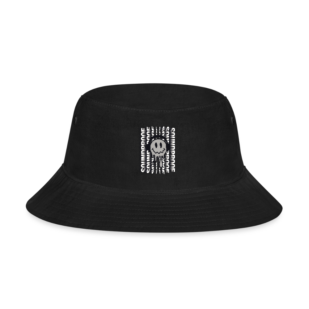 Bucket Hat - Melted Smile - black
