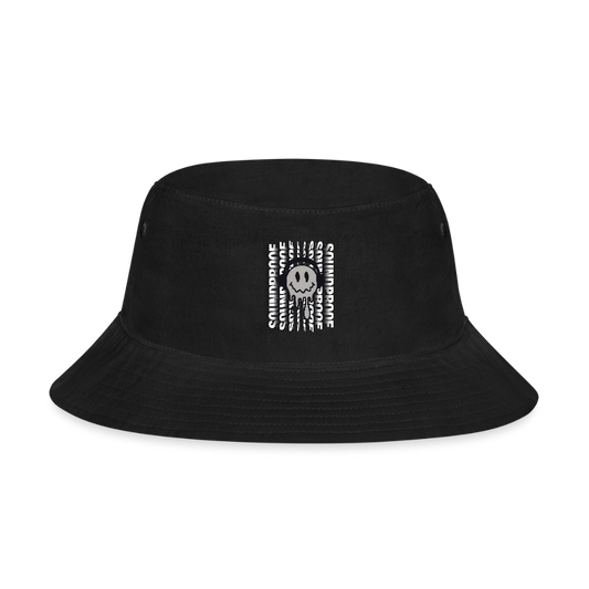 Bucket Hat - Melted Smile - black