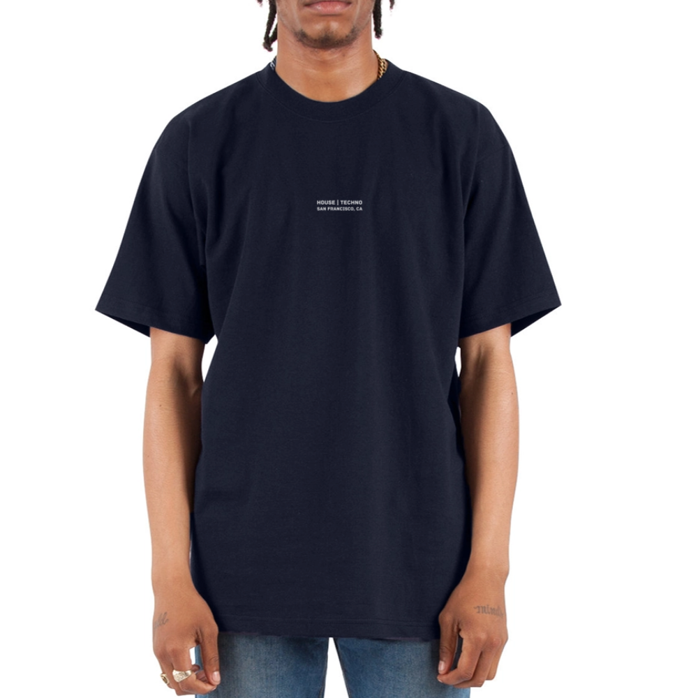 O.G. Oversized Heavyweight T-Shirt - navy