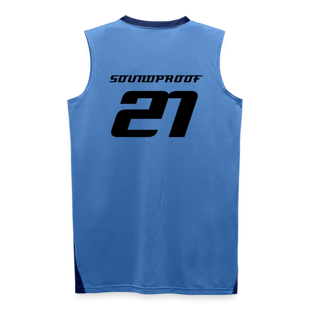 Women's Rave Jersey - carolina blue/navy/white