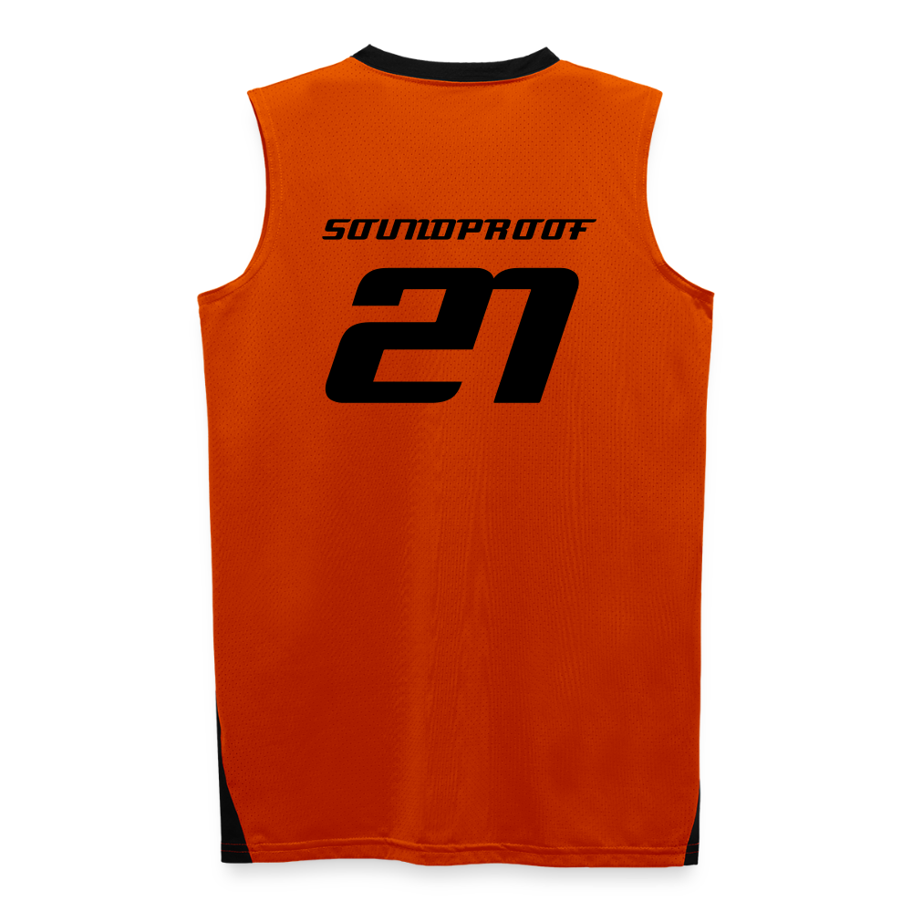 Techno Jersey - orange/black/white