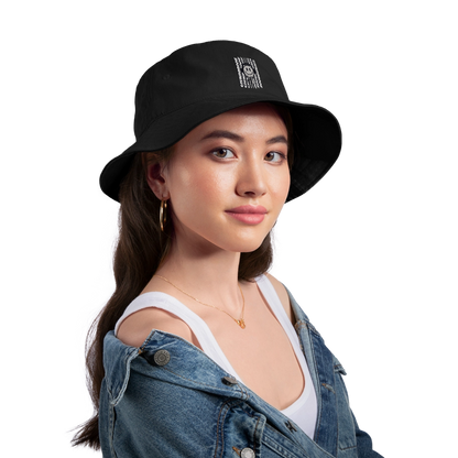 Bucket Hat - Melted Smile - black