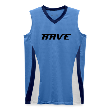 Women's Rave Jersey - carolina blue/navy/white