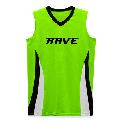 Women's Rave Jersey - lime/black/white