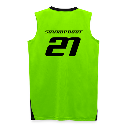 Techno Jersey - lime/black/white