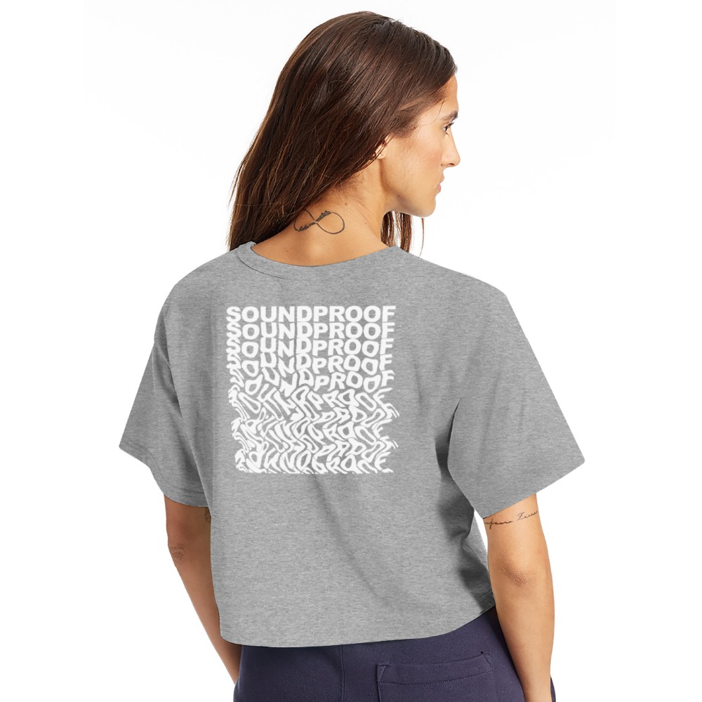 O.G. Champion Heavyweight Crop-Top - heather gray