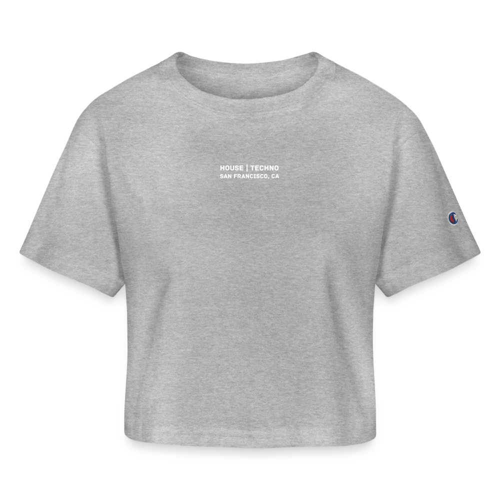 O.G. Champion Heavyweight Crop-Top - heather gray