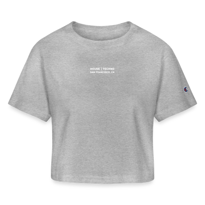 O.G. Champion Heavyweight Crop-Top - heather gray