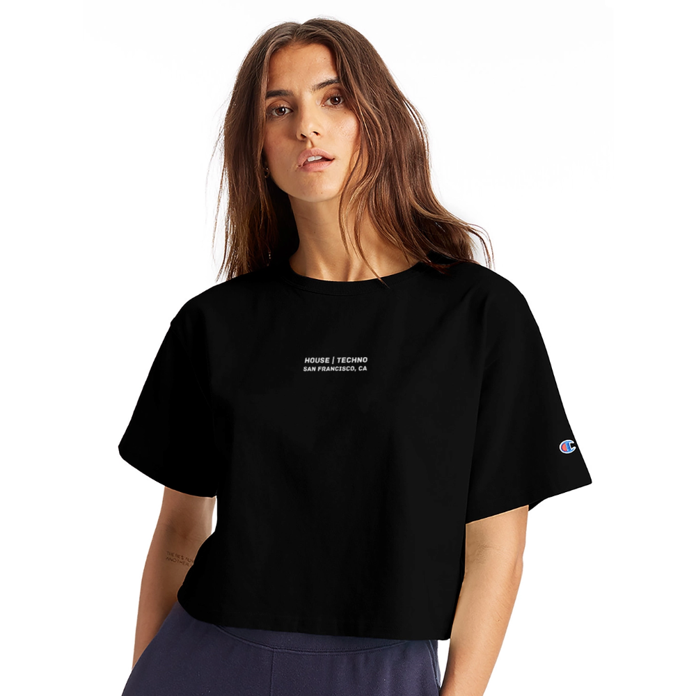 O.G. Champion Heavyweight Crop-Top - black