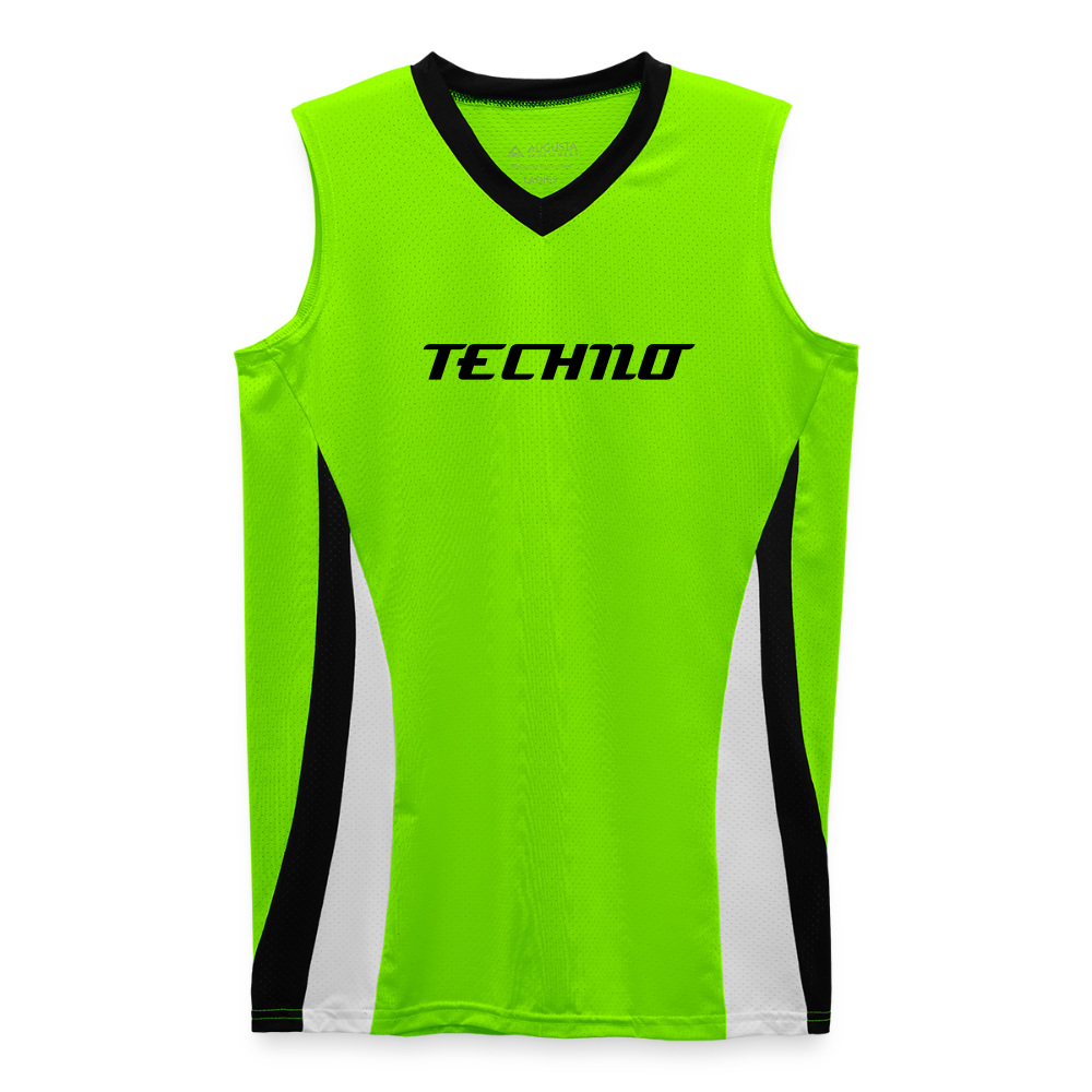 Techno Jersey - lime/black/white