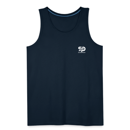 Men’s Premium Tank - Logo - deep navy