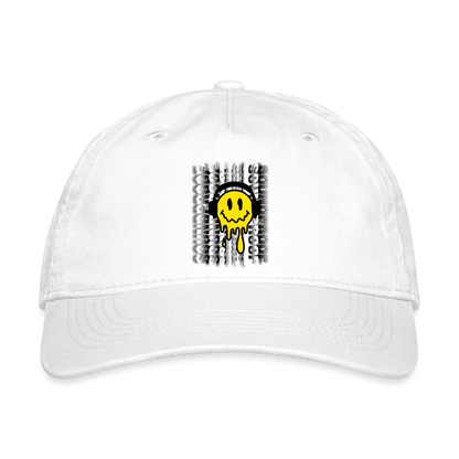 Organic Baseball Cap - white