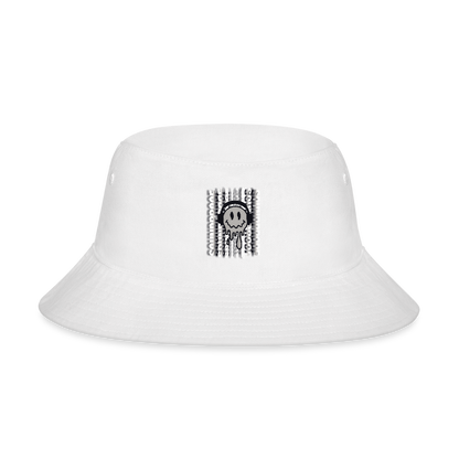 Bucket Hat - Melted Smile - white