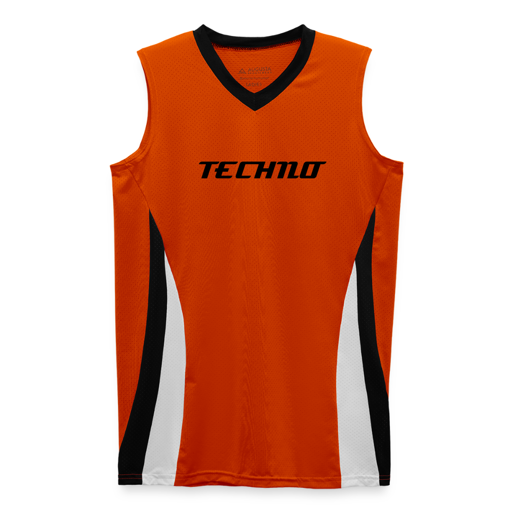 Techno Jersey - orange/black/white