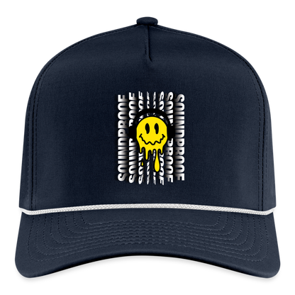 Smiley Rope Cap - navy/white