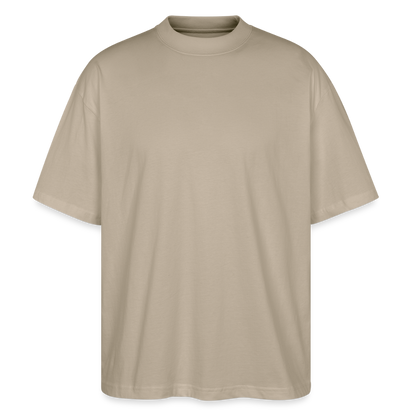 Don't Trust 'Em (Baddie) Oversized T-Shirt - stone