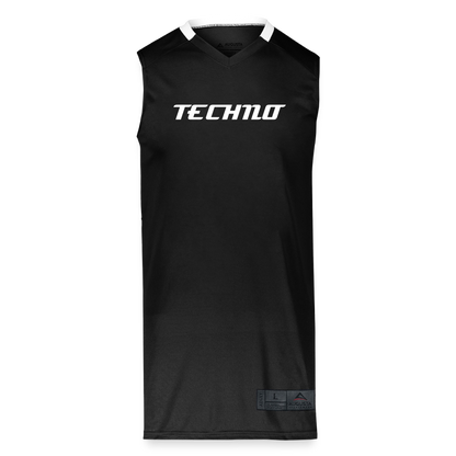 Techno Basketball Jersey - black/white