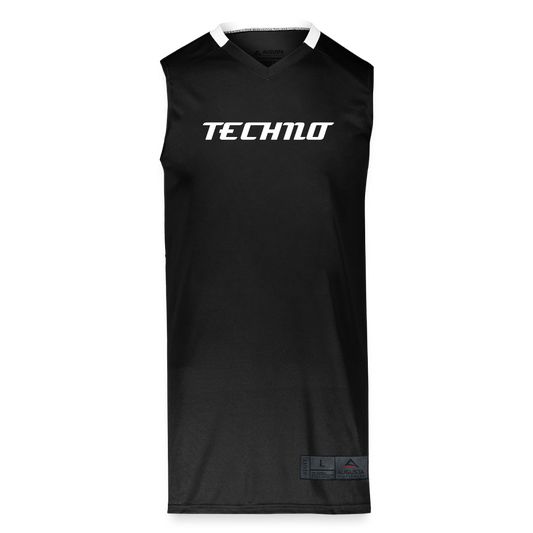 Techno Basketball Jersey - black/white