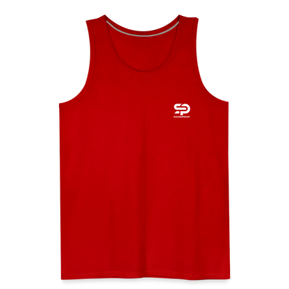Men’s Premium Tank - Logo - red