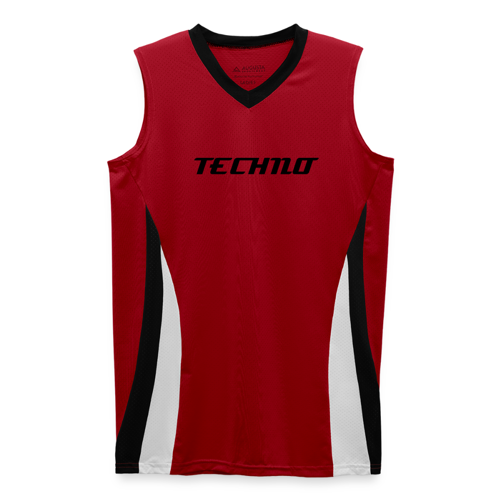 Techno Jersey - red/black/white