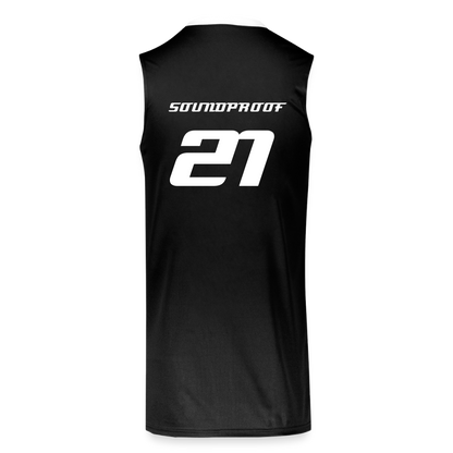 Techno Basketball Jersey - black/white