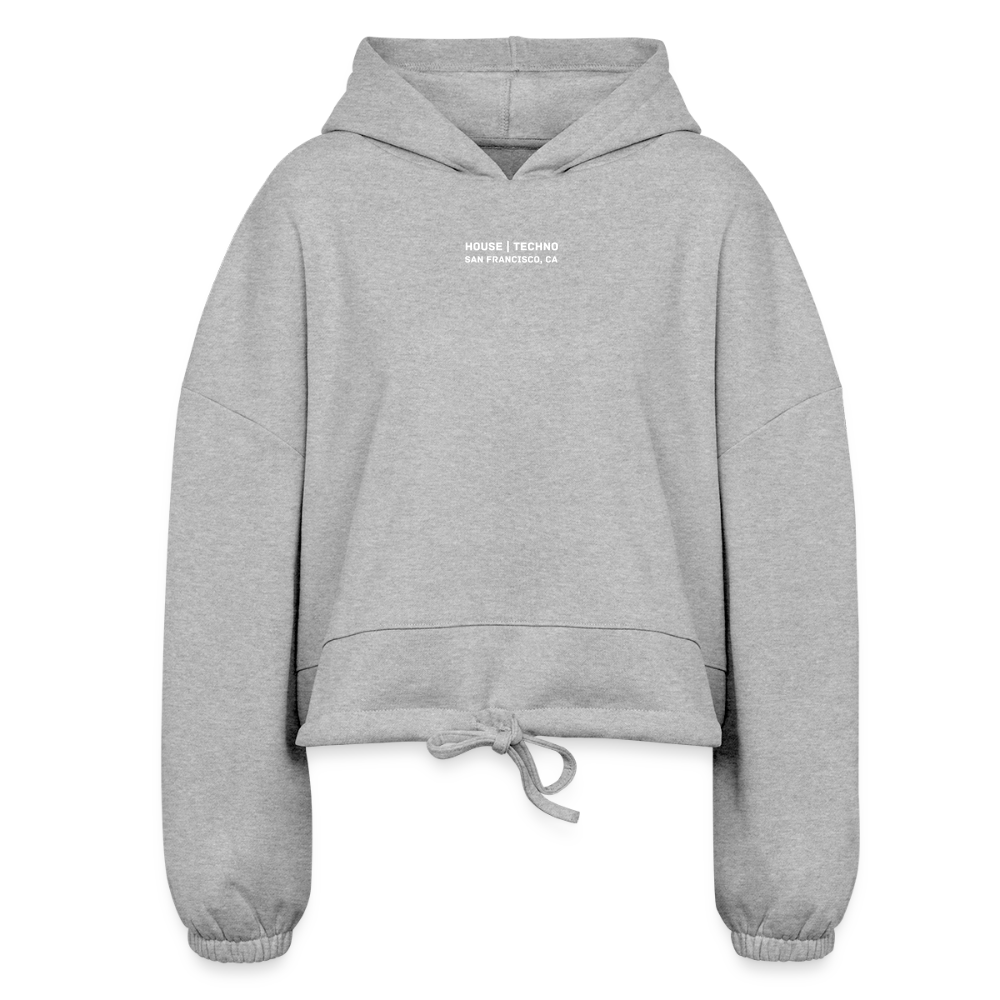 O.G. Women’s Cropped Hoodie - heather gray