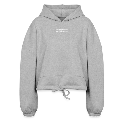 O.G. Women’s Cropped Hoodie - heather gray