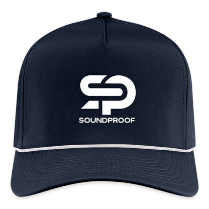 Logo Rope Cap - navy/white