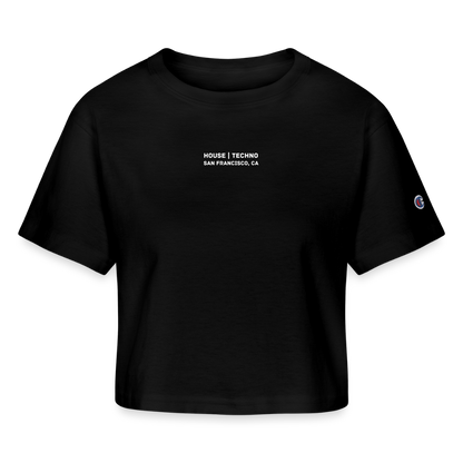O.G. Champion Heavyweight Crop-Top - black