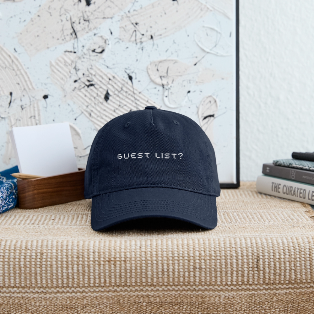 Guest List? Hat - navy